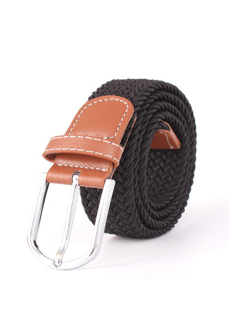 Entwine Series Black Braided Belts
