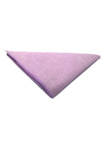 Snap Series Violet Lining Violet Cotton Pocket Square