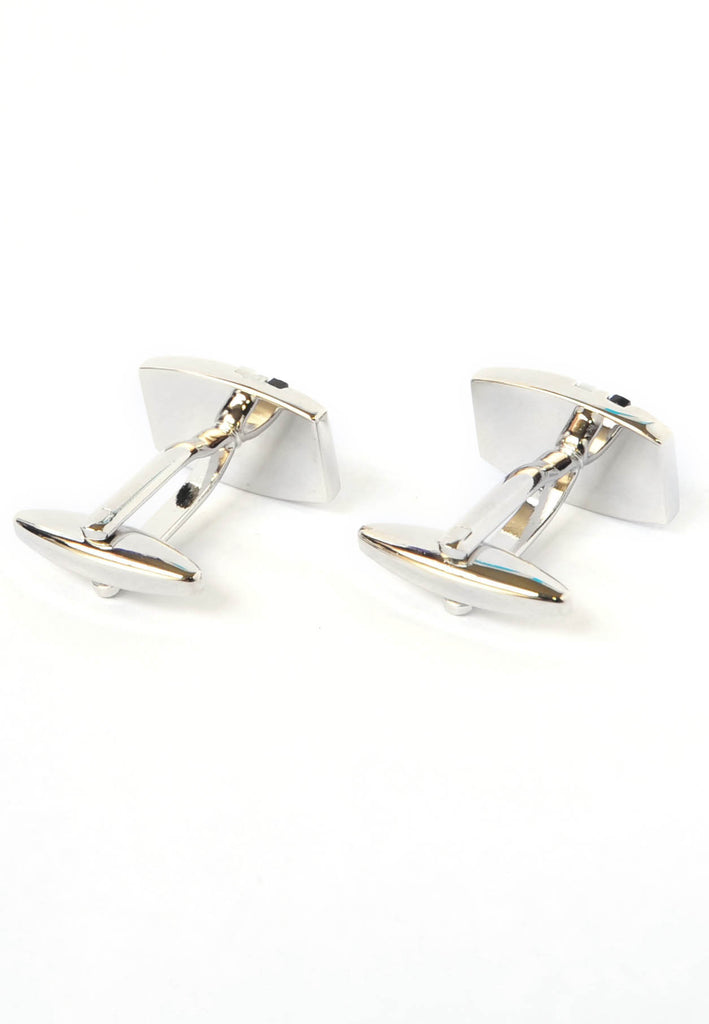 Black & White Stripe Cufflinks