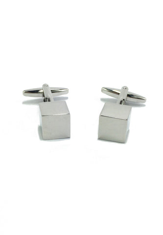 Silver Cube Cufflinks