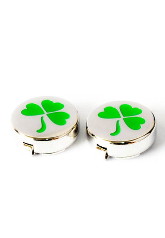 Shamrock Design Cuff Button Covers