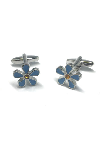 Masonic Freemasons Forget Me Not Cufflinks