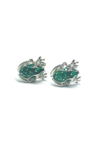 Green Frog Cufflinks