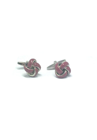 Pink Knot Cufflinks