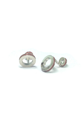 Red Hoop Cufflinks