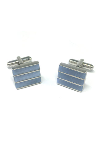 Blue 3 Sections Cufflinks